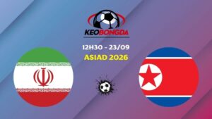 Soi Kèo U23 Iran vs U23 Triều Tiên | 12h30 Ngày 23/09 - ASIAD 2026